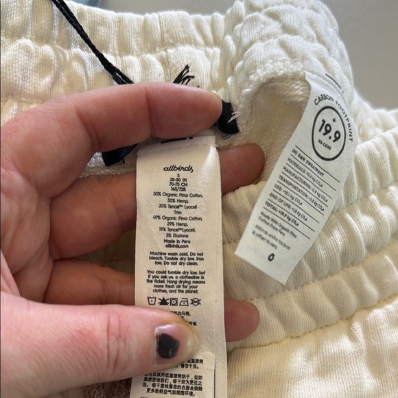 allbirds R&R Sweatpant Natural White Size Small - Picture 9 of 12